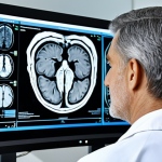 Digital Memory & Healthcare**

A professional doctor in a modern clinic, examining a patient's brain scan displaying digital memory data, fully clothed, appropriate attire, safe for work, perfect anatomy, natural proportions, professional medical photography, high quality, family-friendly.

**